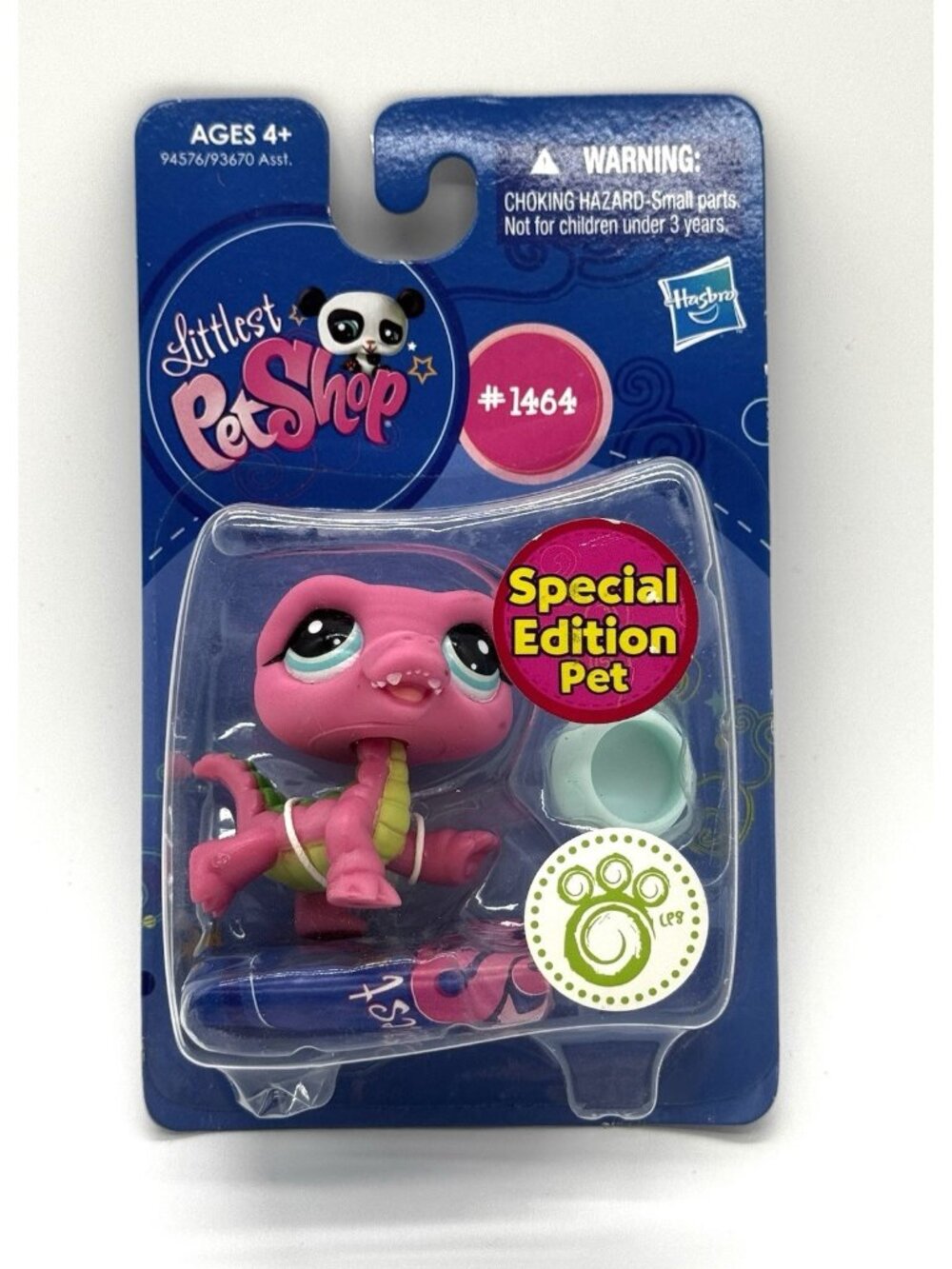 Littlest Pet Shop NIB Pink Crocodile # 1464 Special Edition Sealed New
